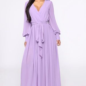 Lavender maxi dress